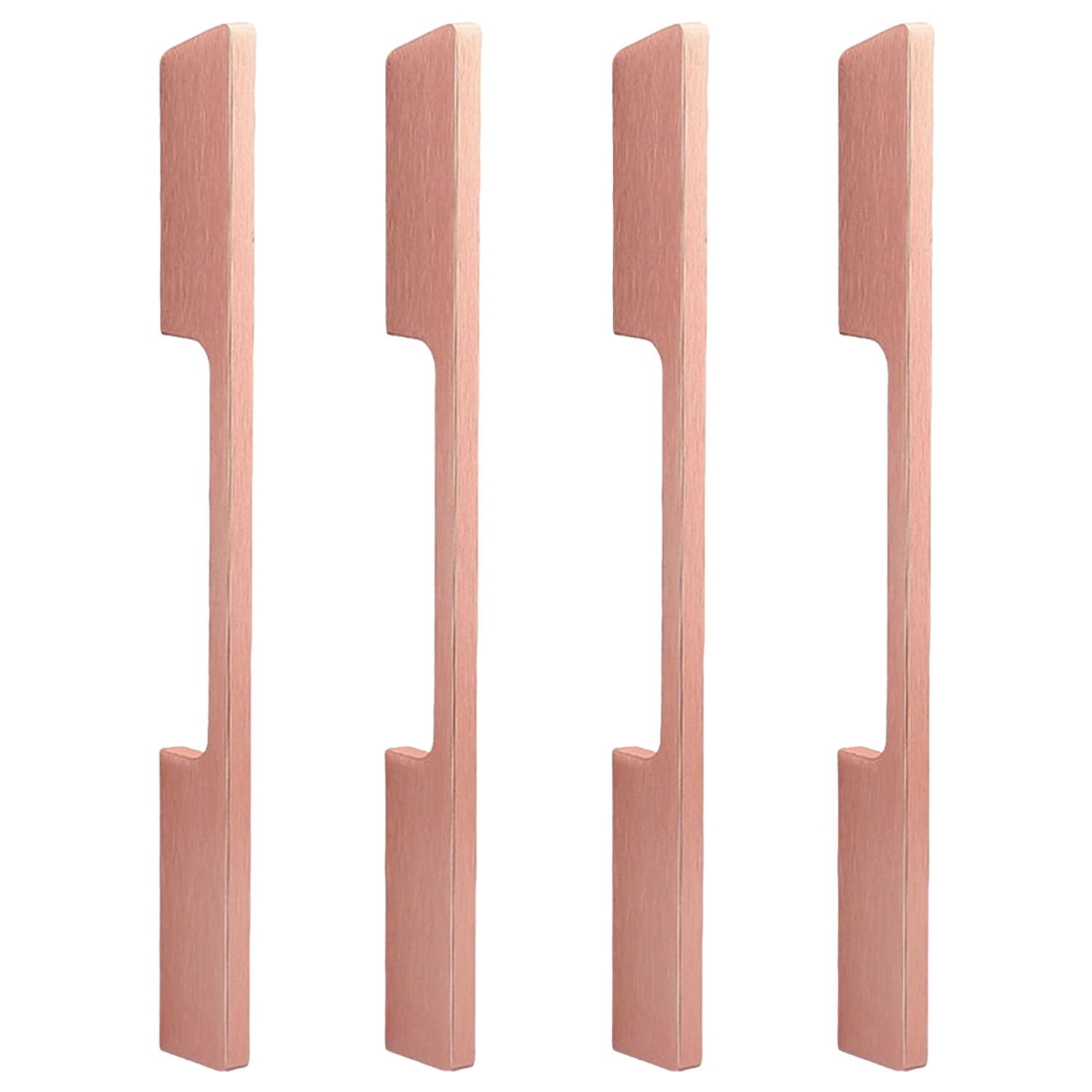 Poignées de Placard en Alliage d'Aluminium Or Rose Brossé de 120cm