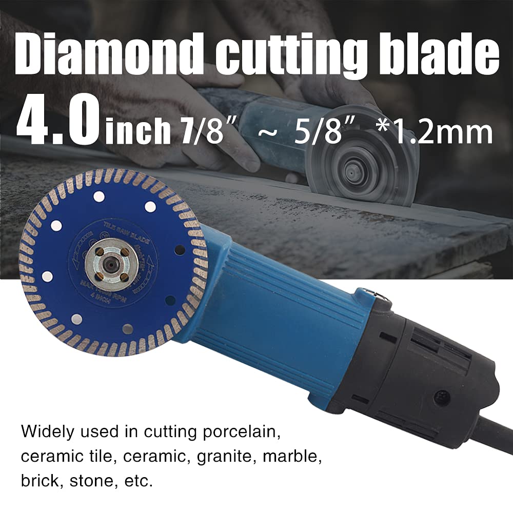 Diapro 3pc/lot 4 "Diamond Blade Super Thin Diamond Turbo Saw Blade Disco de cerámica para granito mármol porcelana cerámica azulejos corte