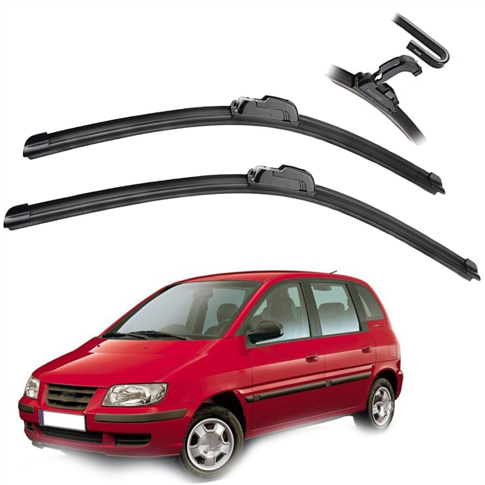 Essuie-glace voiture 22"+16" haute performance pour pare-brise Hyundai Matrix