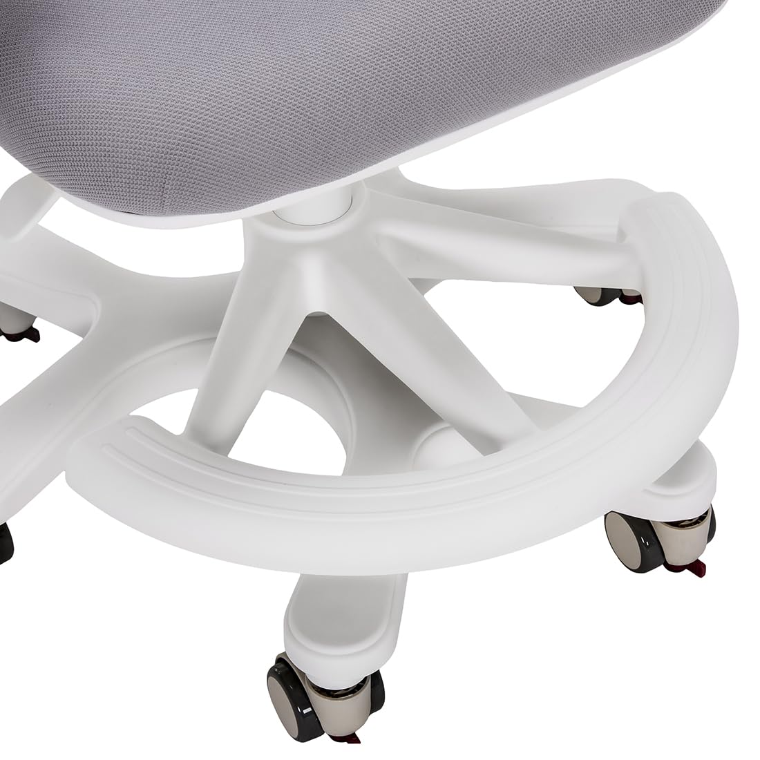 Spacetronik Schreibtischstuhl Kinder - Ergonomischer Kinderschreibtischstuhl mit 6 Rollen, Verstellbaren Armlehnen, Fußstütze, Höhenverstellbarem Sitz - 4-15 Jahre