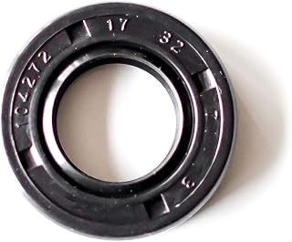 EAI Oil Seal 17mm X 32mm X 7mm (2 PCS) TC Double Lip w/Spring. Metal Case w/Nitrile Rubber Coating