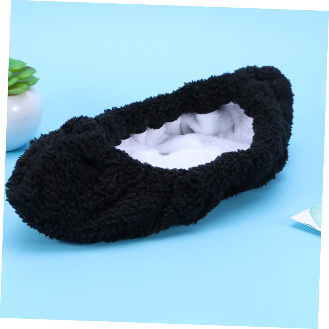 Protège-lames de Patins Élastiques, Lot de 2 Paires, Noir, Polyester