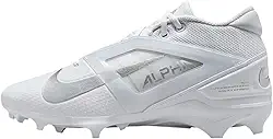 Chuteiras de futebol Alpha Menace 4 Pro (FD7037-100, branco/prata metálico/pó de fóton)