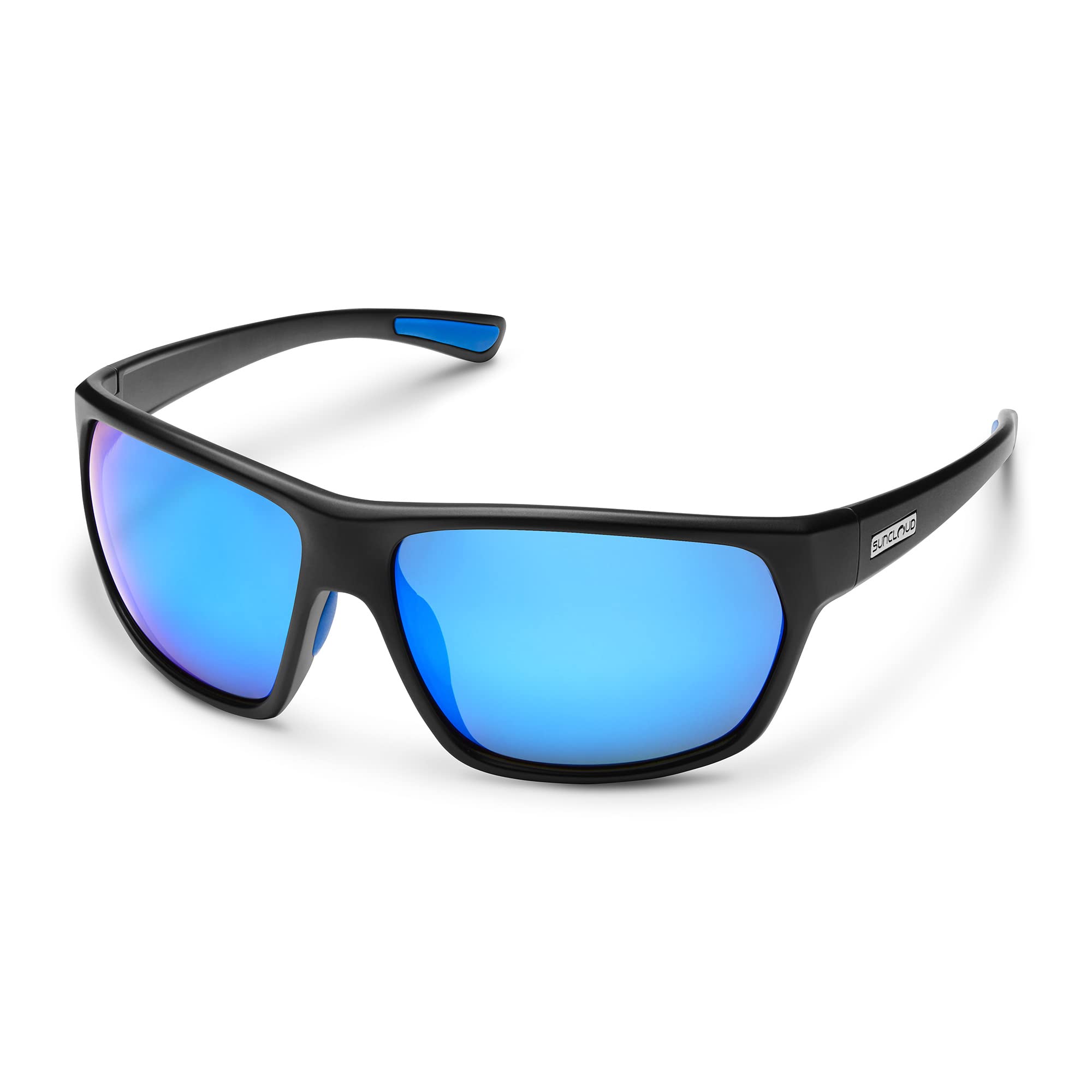 SuncloudBoone Sunglasses, Matte Gray/Polarized Silver Mirror, One Size