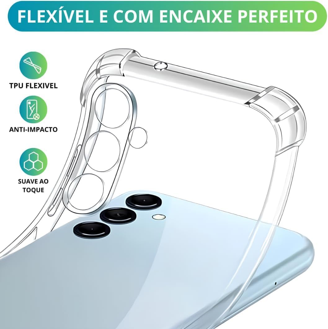 [GL CASES] Capa Edge 50 Neo Capinha Moto Edge 50 Neo Slim Anti Impacto Reforçada Silicone Transparente Case motorola moto edge 50 neo Flexível Anti Choque Encaixe Preciso Com Proteção Para Câmera