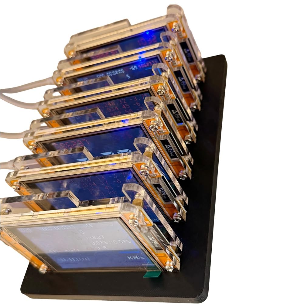 Home BTC 2,8 Smart Display 6X 1060KH/S + 6 Slots Stehender Verbesserter Hashrate Bitcoin Krypto Solo Miner