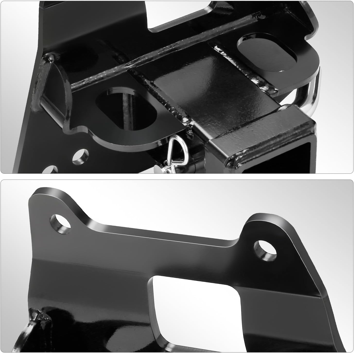 DNA MOTORING 2" Tow Hitch Receiver Compatible with Polaris RXR XP 1000 2014-2023/XP Turbo 2016-2021/4 XP 1000 2014-2023/4 XP Turbo 2016-2021,UTV-THR-6003