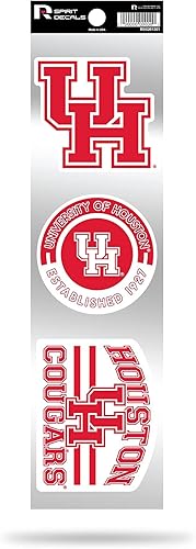 Vista 88 de Rico Industries NCAA - Juego de calcomanías retro de 3 piezas