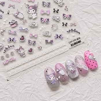 Amazon | 浮き彫りデザイン ネイルシール ネイルステッカー 5d