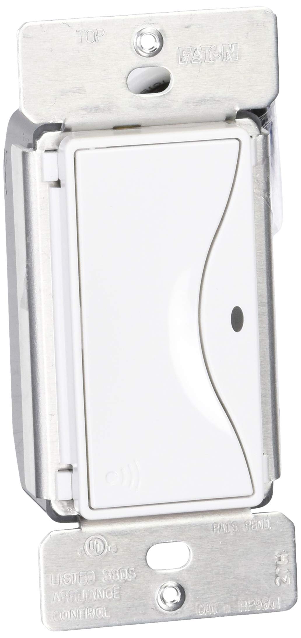 Eaton Z-Wave Plus RF9601AW Wireless Switch, Single Pole, 3-Way, Alpine White