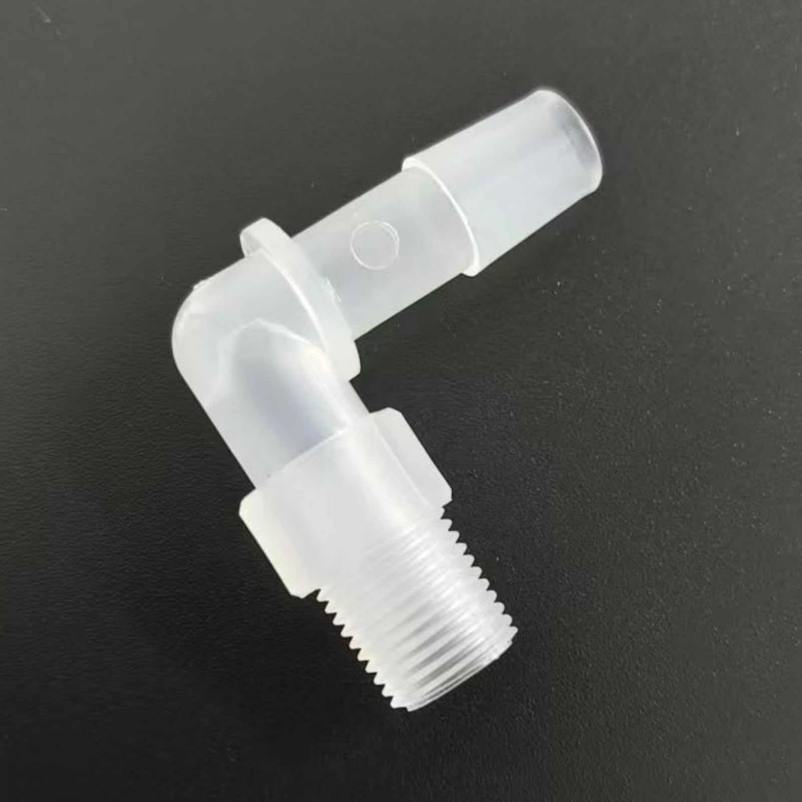 1/8R Male Thread Barb Fitting Adapter - 25 Pack PP Hose Connector for Laboratory and Food Machinery(5/16inch-7.9mm 1/8R L-Type)