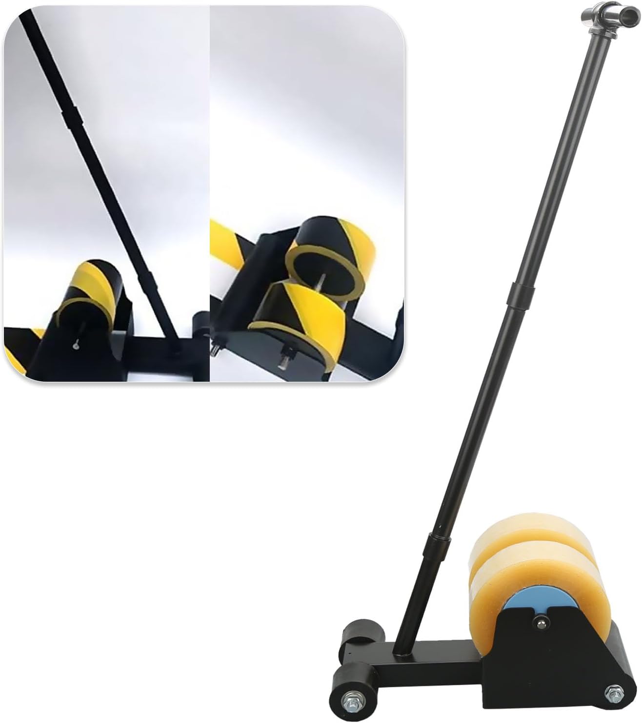 Floor Tape Marking Machine,Manuel Floor Tape Applicator with Rubber Roller Paint Tape Applicator for Floor Marking Decoration Protection and Laying