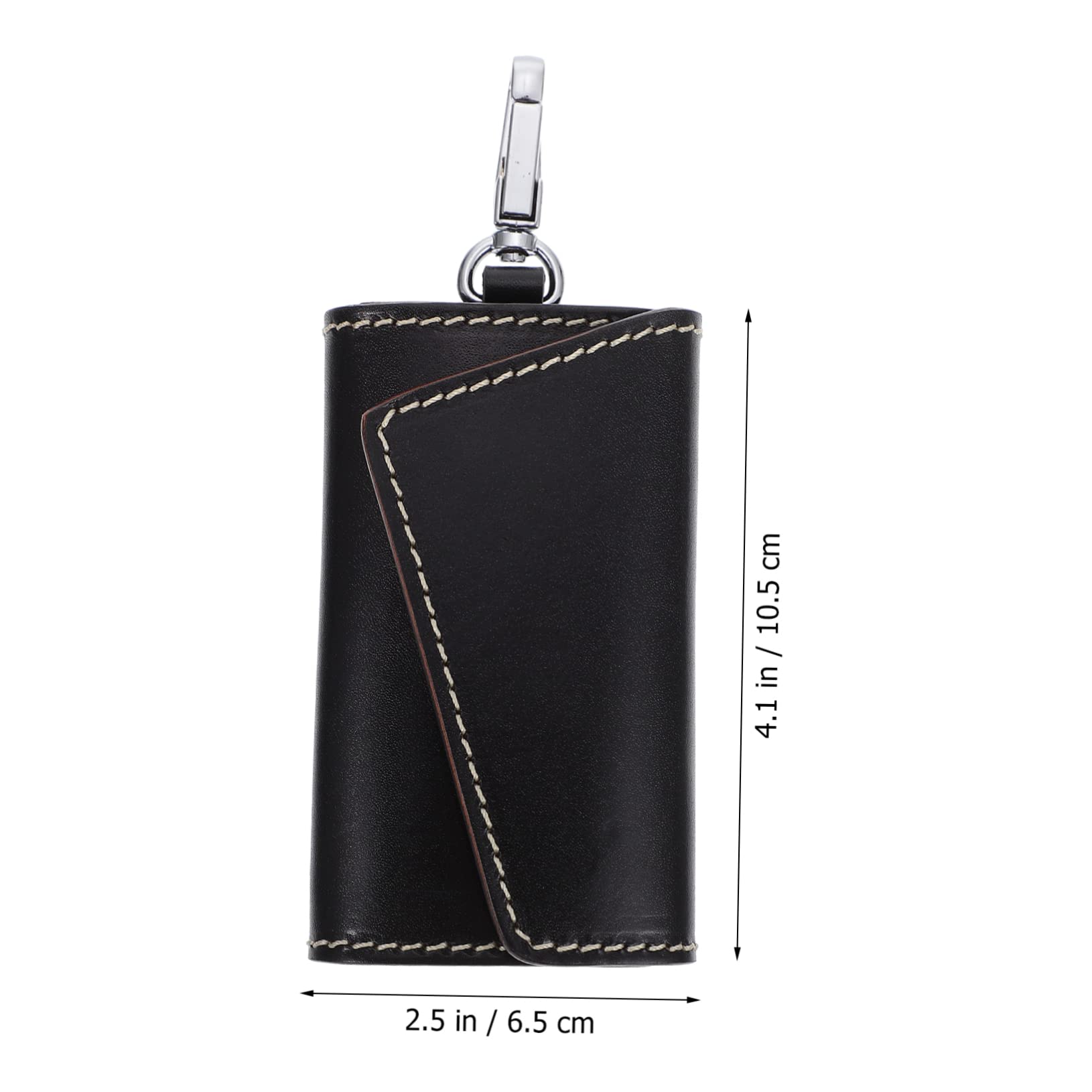 ibasenice 2piezas Funda De Llaves De Piel Vintage Para Puertas Estuche Protector De Llaves De Cuero Accesorio Práctico y Elegante Para Almacenamiento