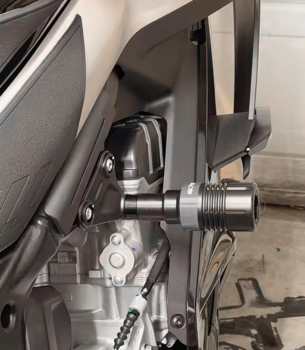 Accessori per moto Protezione del telaio Protezioni anti-caduta Protezioni paramotore per CFMOTO 675SR 675SR-R 675NK 675SS CF MOTO 675 SR 675 NK SS 675 SRR SR-R Protezione del telaio (Grigio