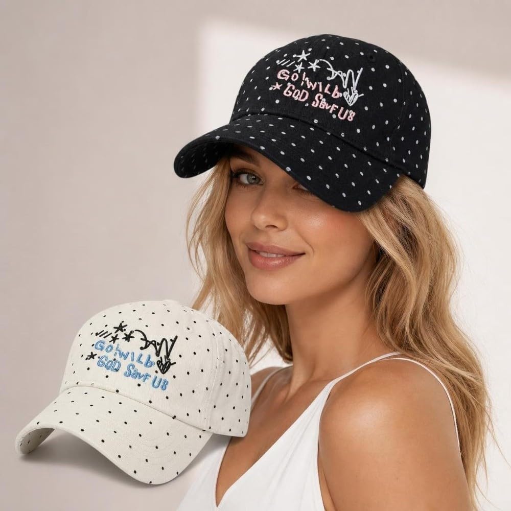Gorra de Béisbol Bordada para Estilo Coreano para Mujer Gorra