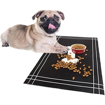 cute dog food mat