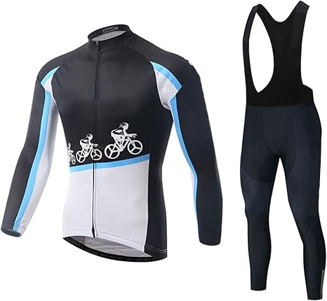 Amazon.com: GYF Conjunto de camiseta de ciclismo para hombre, camiseta y  pantalones de ciclismo de montaña, ropa de ciclismo de montaña, traje de  otoño de manga larga (color: D, talla: XXL) :