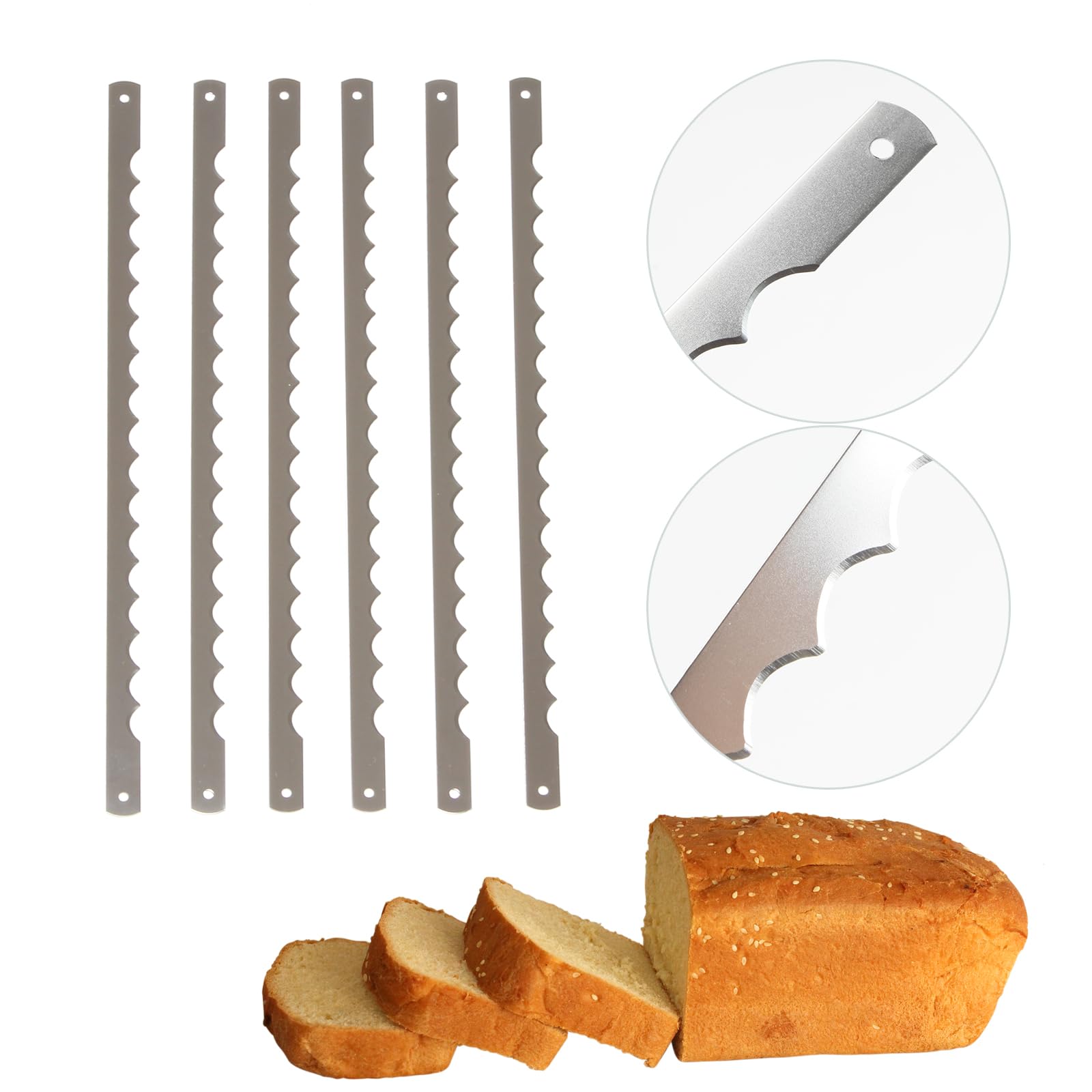 Bread Knife Replacement Blades - 6 Pack -5