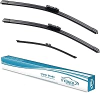 Vista 33 de VTOGOI Escobillas limpiaparabrisas con escobillas limpiaparabrisas traseras, juego para Land Rover Range Rover 2017-2023, escobillas