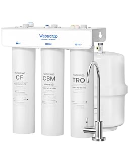 Waterdrop T3-T Remineralization Reverse Osmosis System, 220GPD Faster Flow - Amazon product rated Grade A