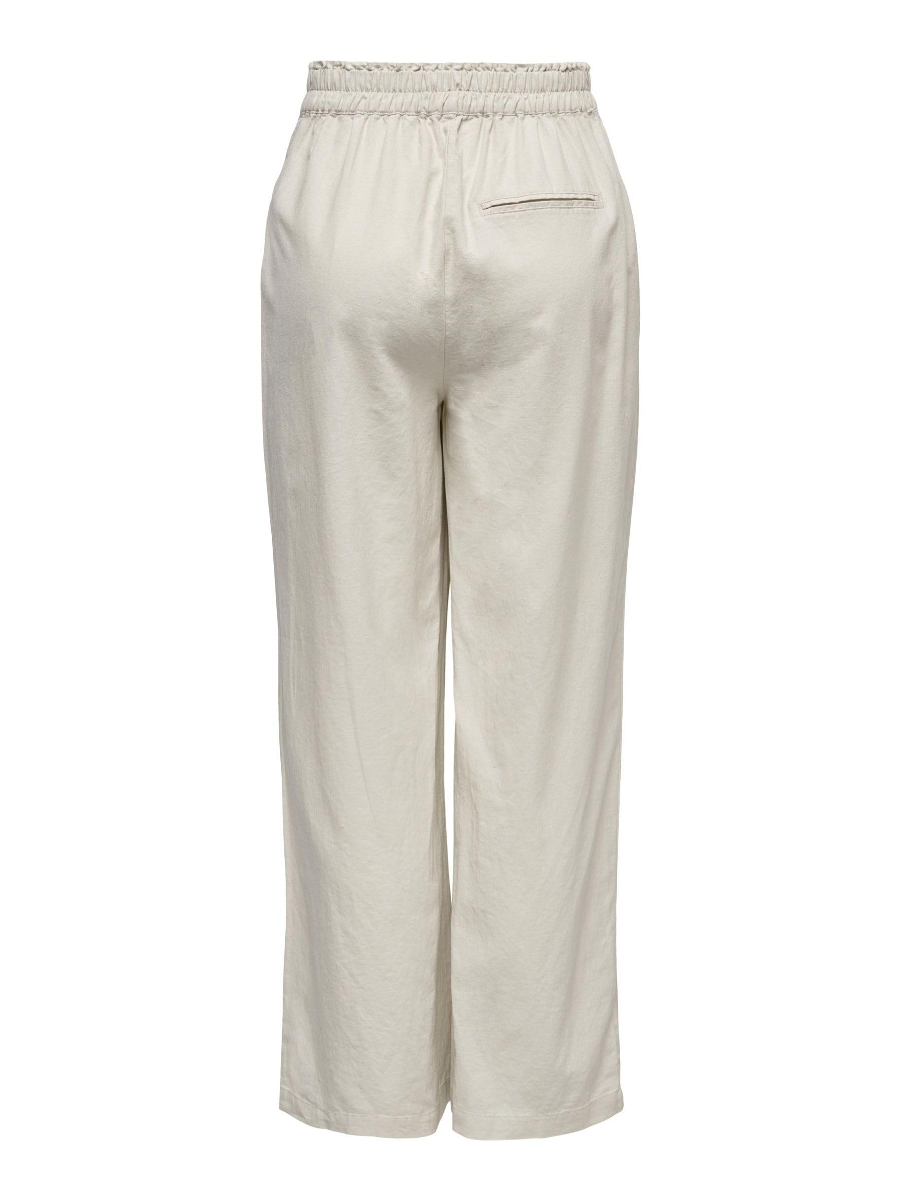 ONLY Onltokyo Hw Linen Blend St Pant Pnt Noos - Spodnie Kobiety