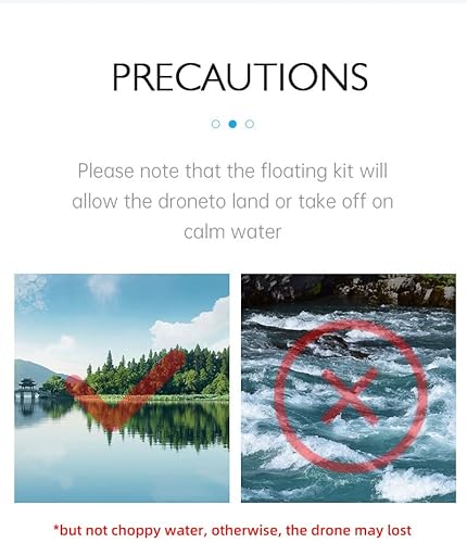 Miniatura 9 de Para DJI Mini 3 PRO tren de aterrizaje, kit de expansión de flotador de tren de aterrizaje de agua, extensión de aterrizaje de pierna para DJI Mini