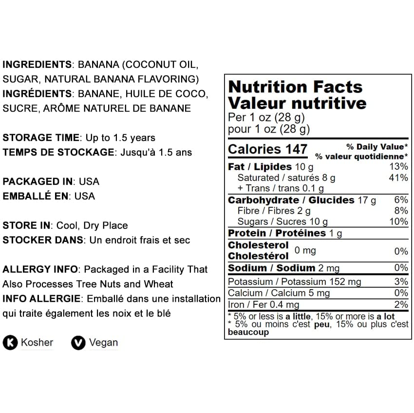 Miniatura 4 de Chips de plátano, 1.5 libras, endulzados, sin sulfuro, kosher, vegano, a granel, crujiente y sabroso