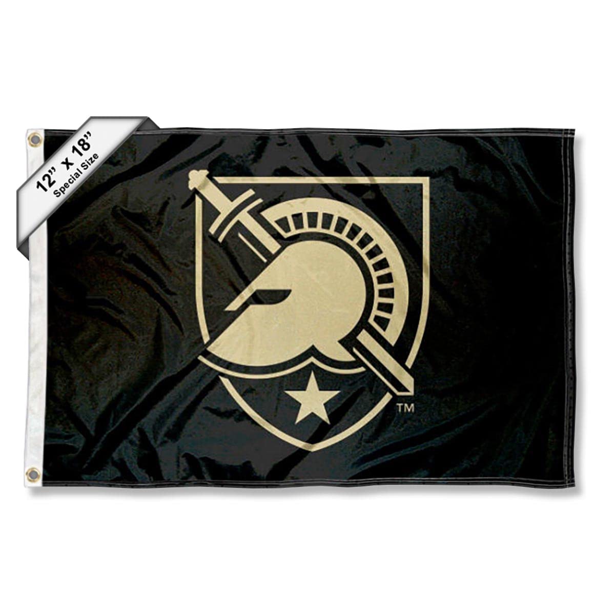 Army Black Knights Boat And Nautical Flag - 12x18 Inch Polyester Team Flag