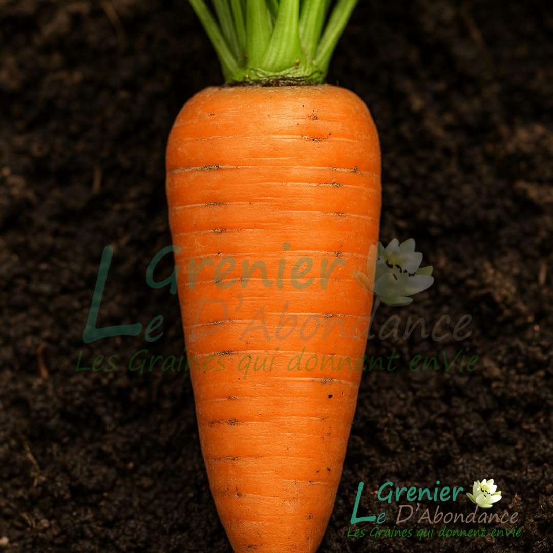 Graines De Carotte Chantenay à Cœur Rouge - Sachet De 500 Graines, Pour Potager, Goût Sucré - 4