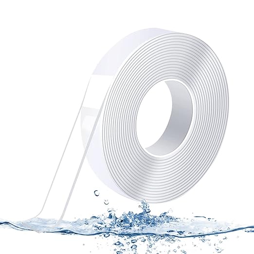 FIXCHORD Doppelseitiges Klebeband Extra Stark 5mx25mm - Wasserdichtes Montageband Für Innen & Außen