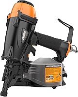 Freeman PCN65 Pneumatic 15° Coil Siding Nailer 2-1/2" - Durable Pro Tool for Siding, Shingles & Fencing w/ Metal Belt Hook