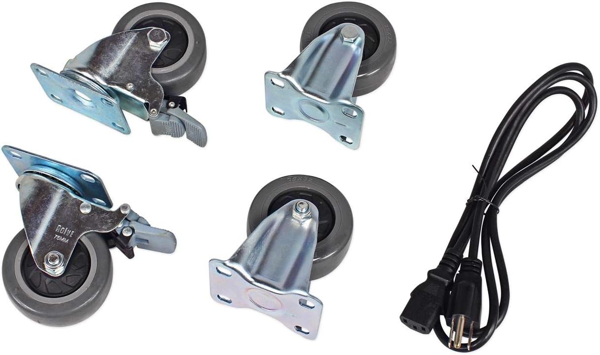 Rockville RBG18FA 3000-Watt Folded-Horn Active 18" Subwoofer, 750-Watt RMS, 25Hz-120Hz, Pole-Mount Socket, Locking Casters, for Live PA and DJ