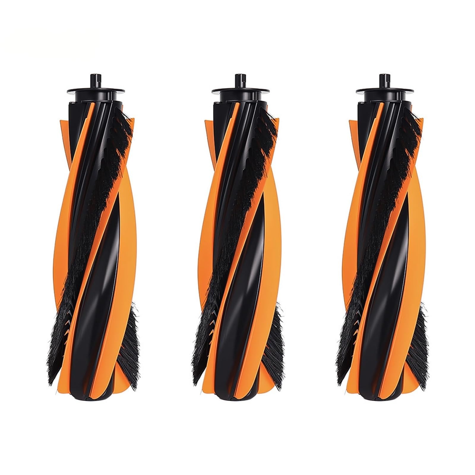 Main Brush,Compatible For JONR,P20/T5 Pro,Compatible For Midea,V12 Pro Sweeping Robot Vacuum Cleaner Floor Cleaning Roller Brush Accessories Parts(3PC)