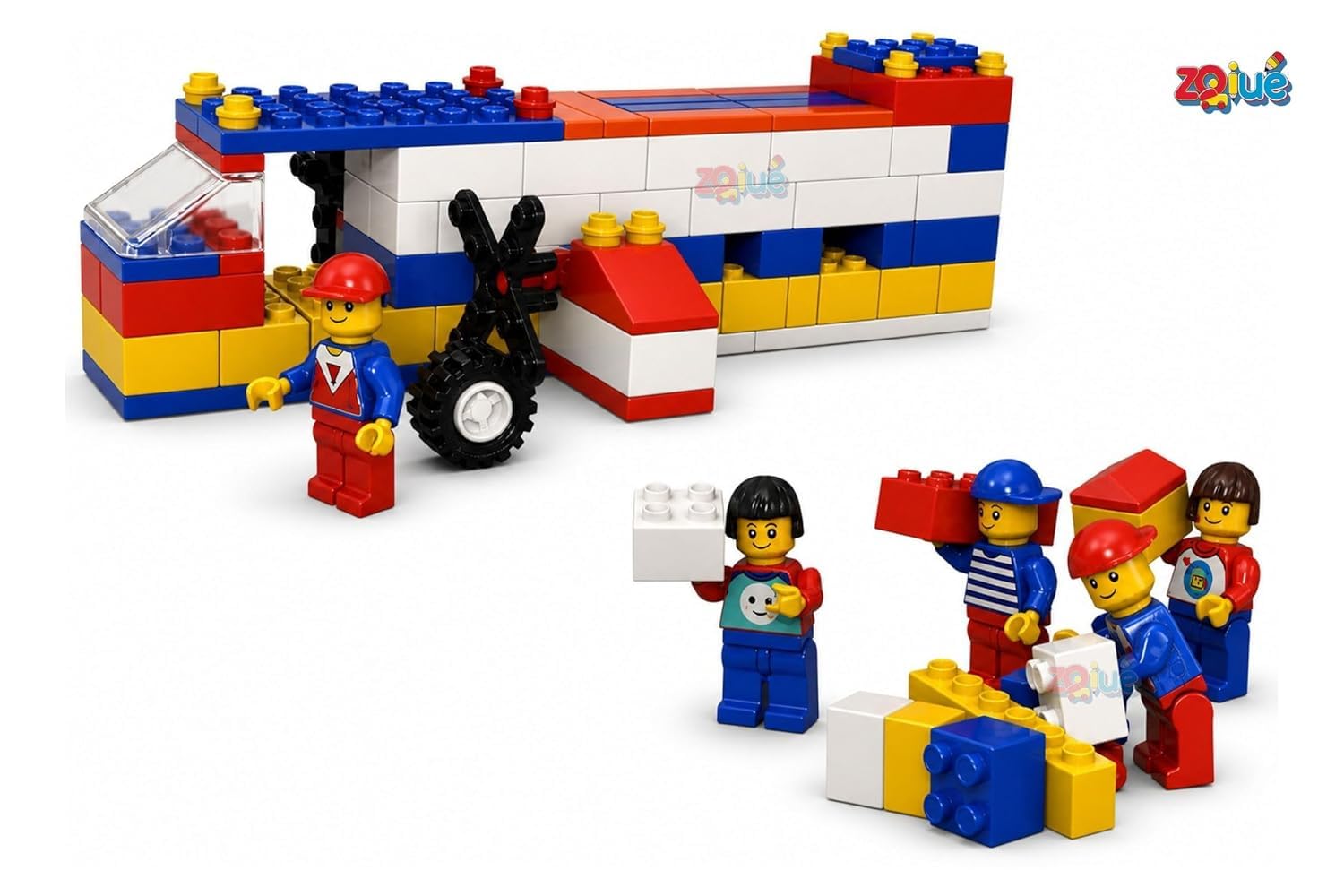 Coloured 900+Pcs Mega Jumbo Architect Building Blocks with Attractive Blocks&Smooth Rounded Edges-Building Blocks for Kids As Well As Adults Toy 4