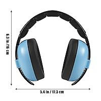 Vista 3 de PandaEar Auriculares con cancelación de ruido para bebés de 0 a 3 años Orejeras de protección auditiva para bebés, color azul