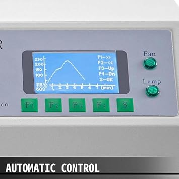 T962/T962A/T962C T-962A+ Automatic Reflow Soldering Machine, PCB Board SMD SMT BGA Rework Station Tool With Hot Air Circulation Reflow Oven Infrared IC Heater Soldering,T-962A
