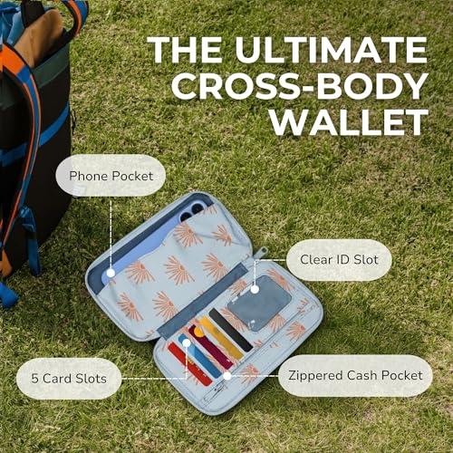 Image of KAVU Go Time Bi-Fold Crossbody Wallet with Rope Strap