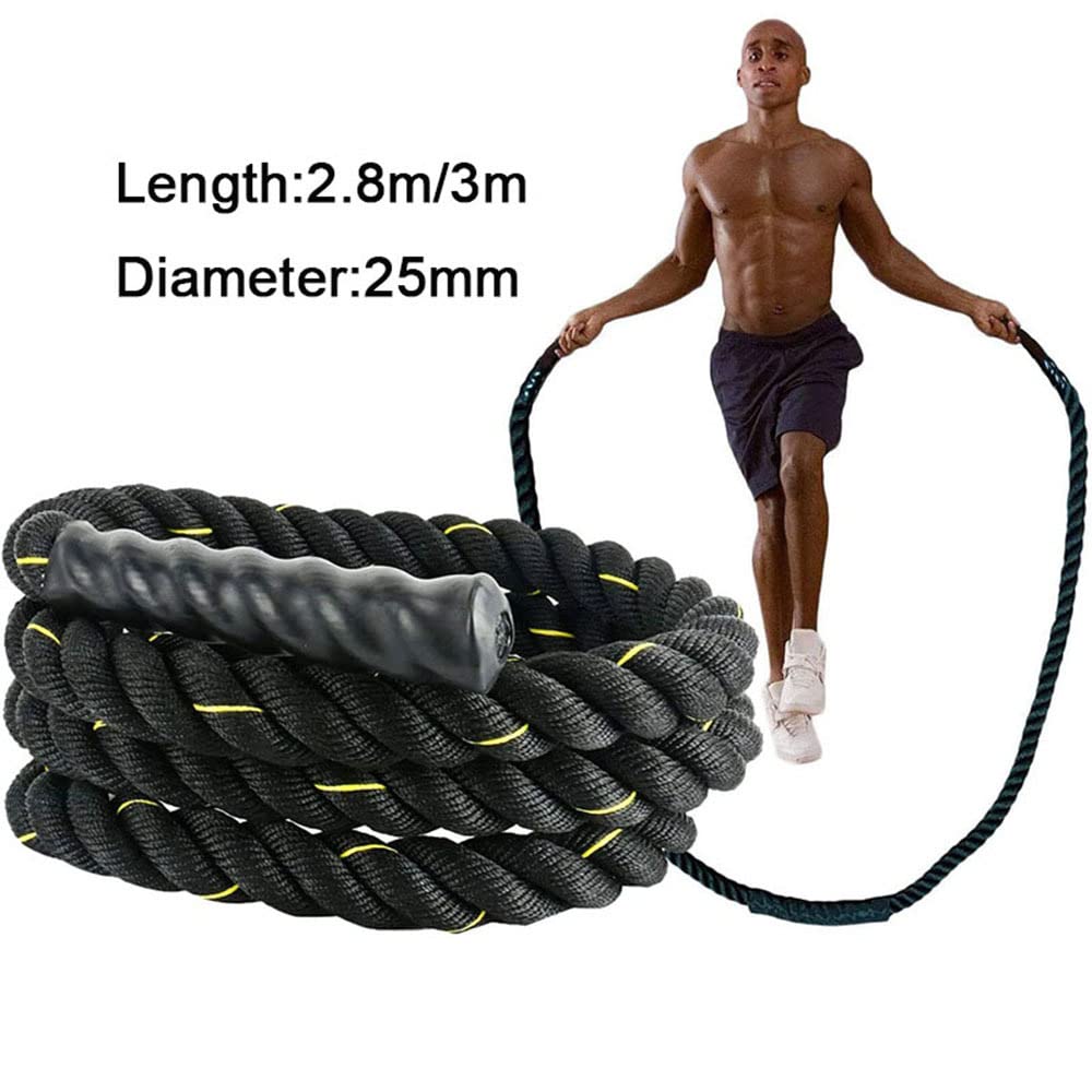 Fitness Heavy Jump Rope Weighted Battle Springseil Krafttraining Verbessern Sie Die Kraft Muskel Fitness Home Gym Equipment
