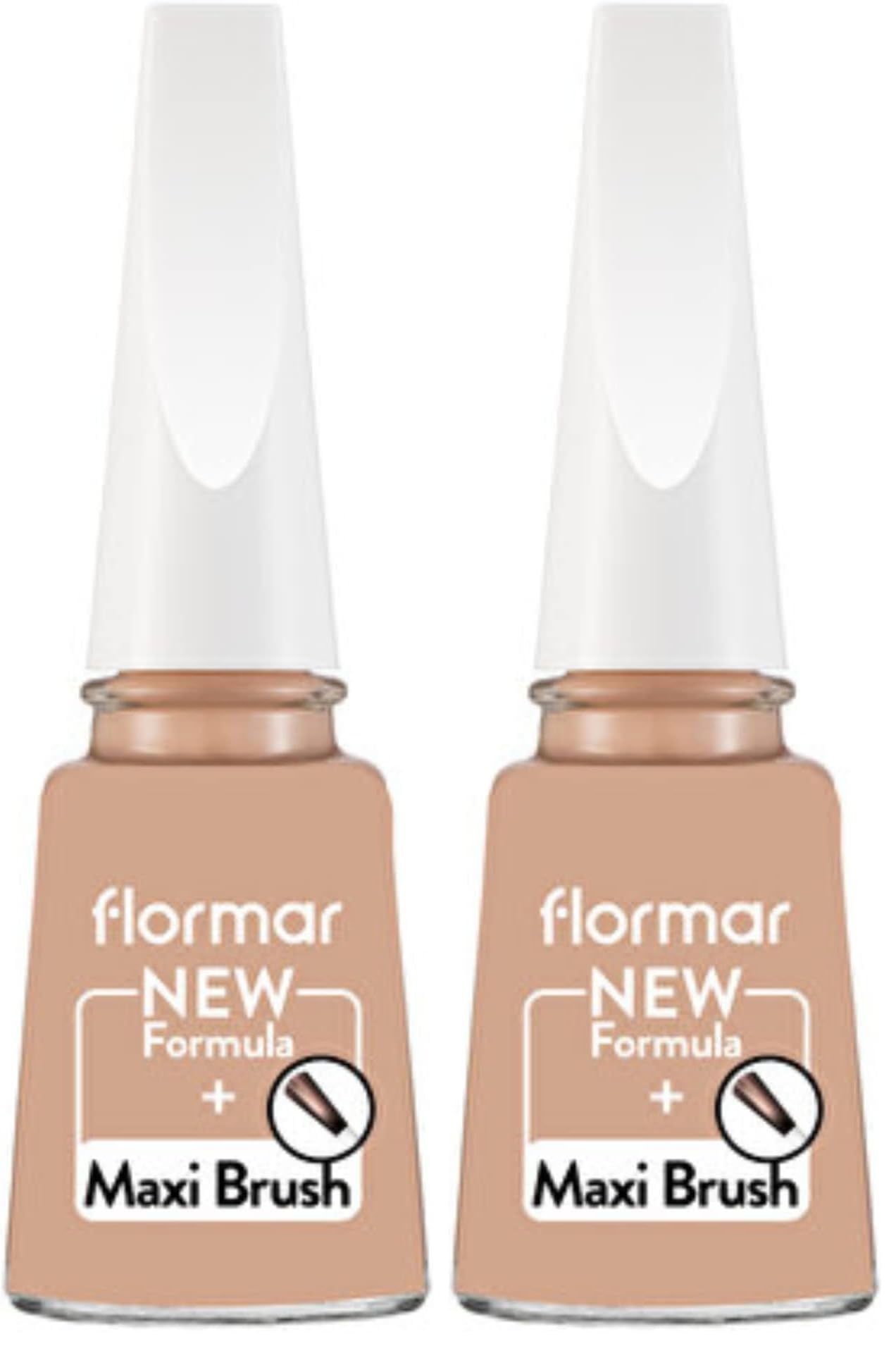 Flormar Nail Enamel Yüksek Pigmentli ve Parlak Bitişli Oje Fne 079 Beige Desert (2 paketi)