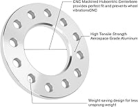Vista 3 de IRONTEK Espaciadores de rueda de 0.472 in para 6x5.5 ", 6x135, 0.236x5.500 in (ID: 3.665 in, OD: 6.929 in) Adaptador de espaciadores de rueda
