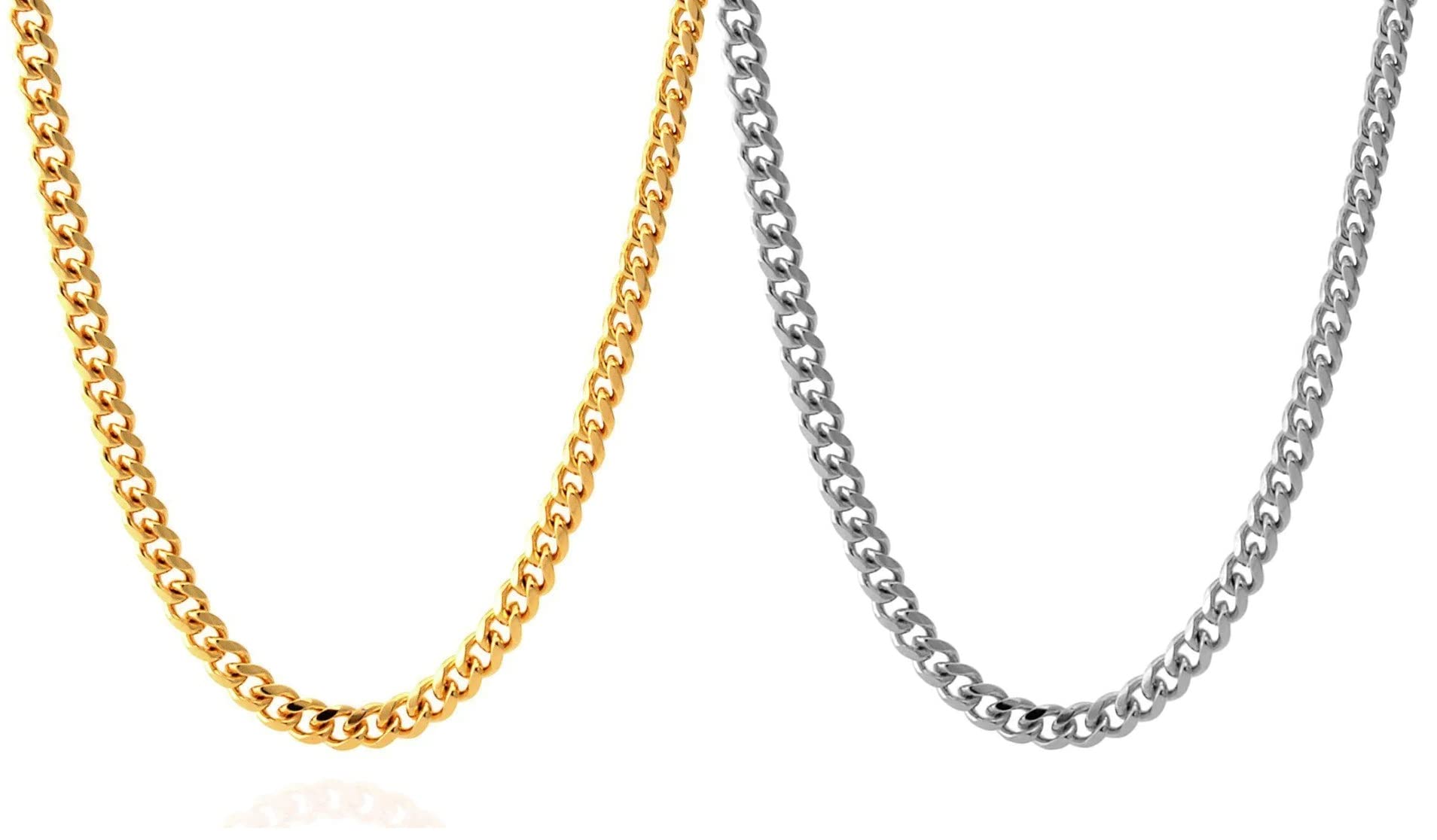ASTRODIDI Combo of Gold Plated and Silver Plated Chain For Boys, Girls, Men and Women Gold-plated Alloy Chain (B0BH6BKN5D) Amazon Price History, Amazon Price Tracker