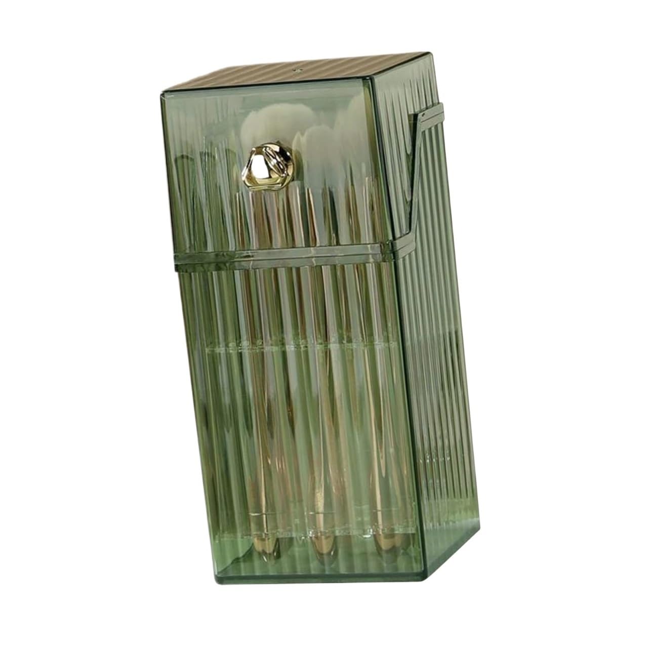 Kosmetik Aufbewahrungsbox Aufbewahrungsbox Für Kosmetikpinsel, Make-up-Organizer, Leicht, Stifthalter Für Den Schreibtisch Für Schlafzimmer(Grün)