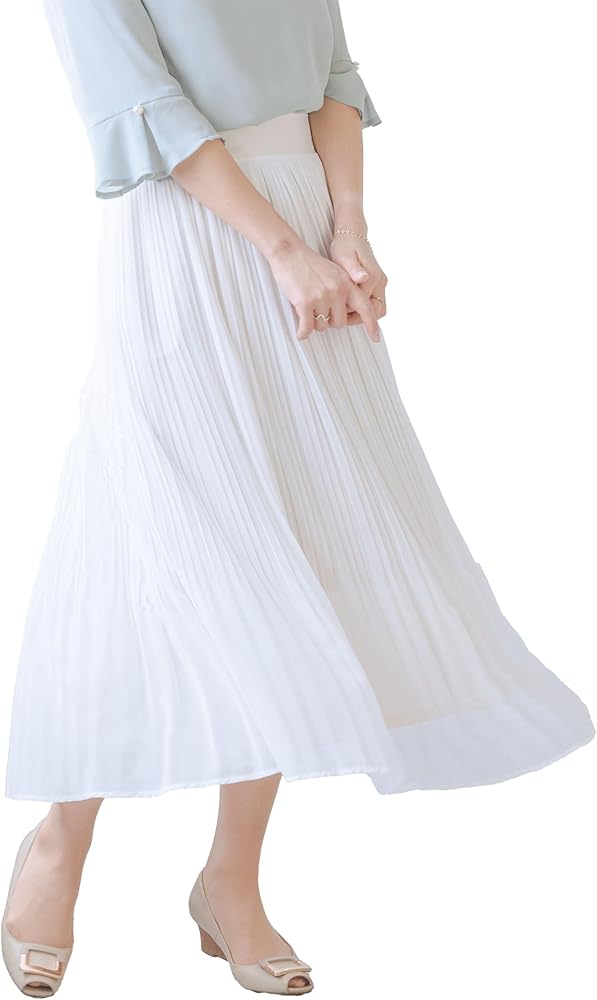 Amazon.co.jp: [festinalente] プリーツスカート ロング フレア