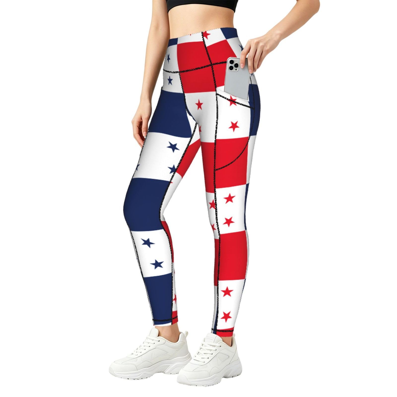 Leggings con estampado de Panamá para mujer: comodidad total en cada ejercicio 8