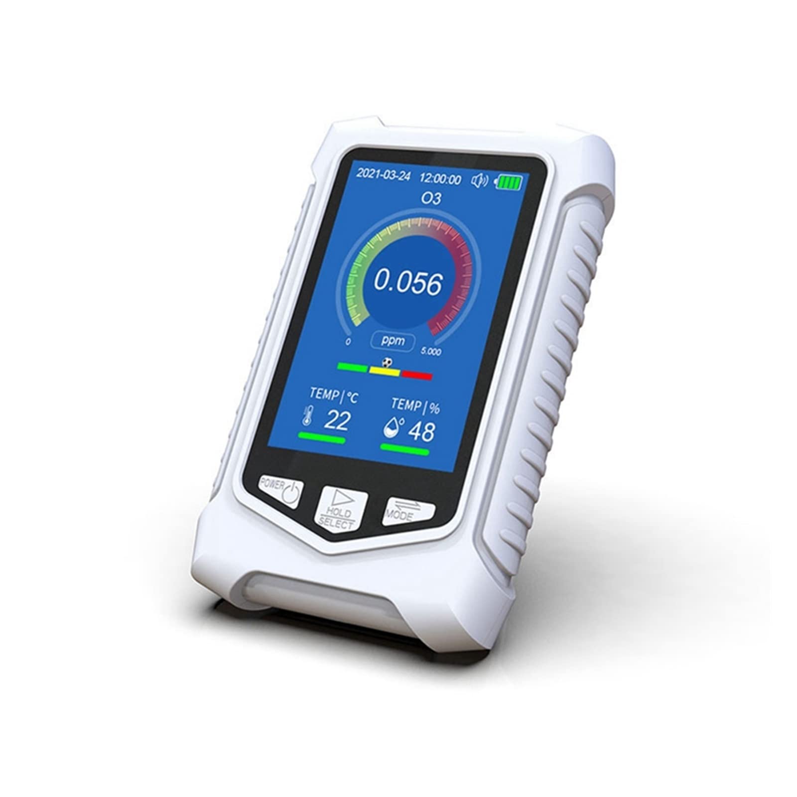 Detector de Gas, Analizador de ozono portátil, medidor de O3 Inteligente Multifuncional, Sensor Detector de Gas, Monitor de contaminación de Calidad del Aire