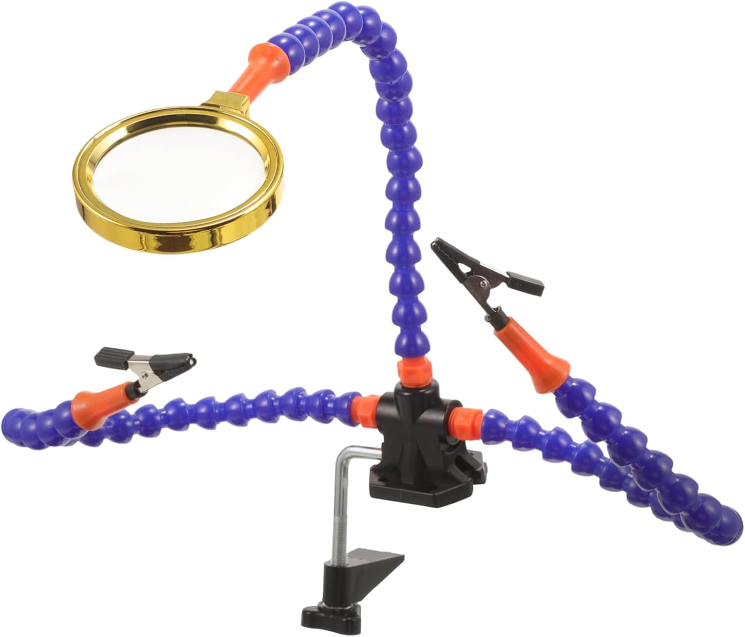 Claw Soldering Clamp Magnifying Glass Tool for Home Improvement Welding Aids
