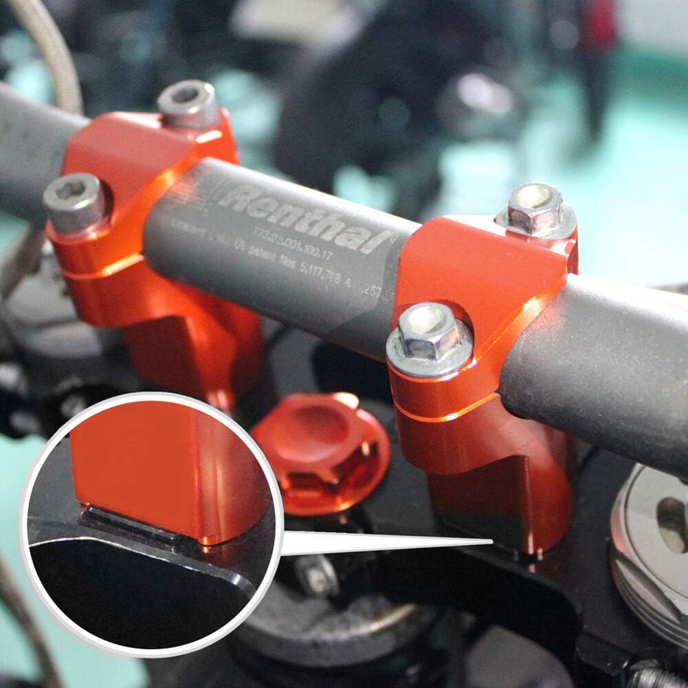 Handlebar Risers Billet Handle Bar Mount Clamps Riser Compatible with KTM 125-530 SX SX-F EXC XC-W XCF-W EXC-F 690 Enduro 1090 Adventure,Husqvarna FC,BETA 125RR 200RR 350RR 480RR