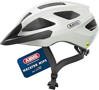 ABUS Macator MIPS Road Bike Helmet for Beginners with Peak, Suitable for Plaited Weaves, for Men and Women