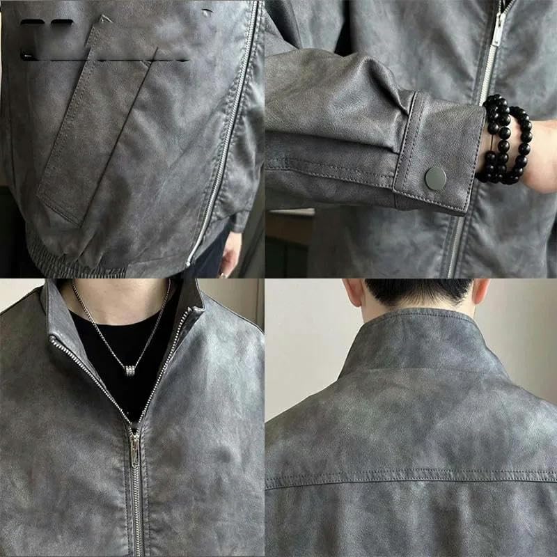 Veste coupe-vent rétro homme imperméable printemps automne légère - 4