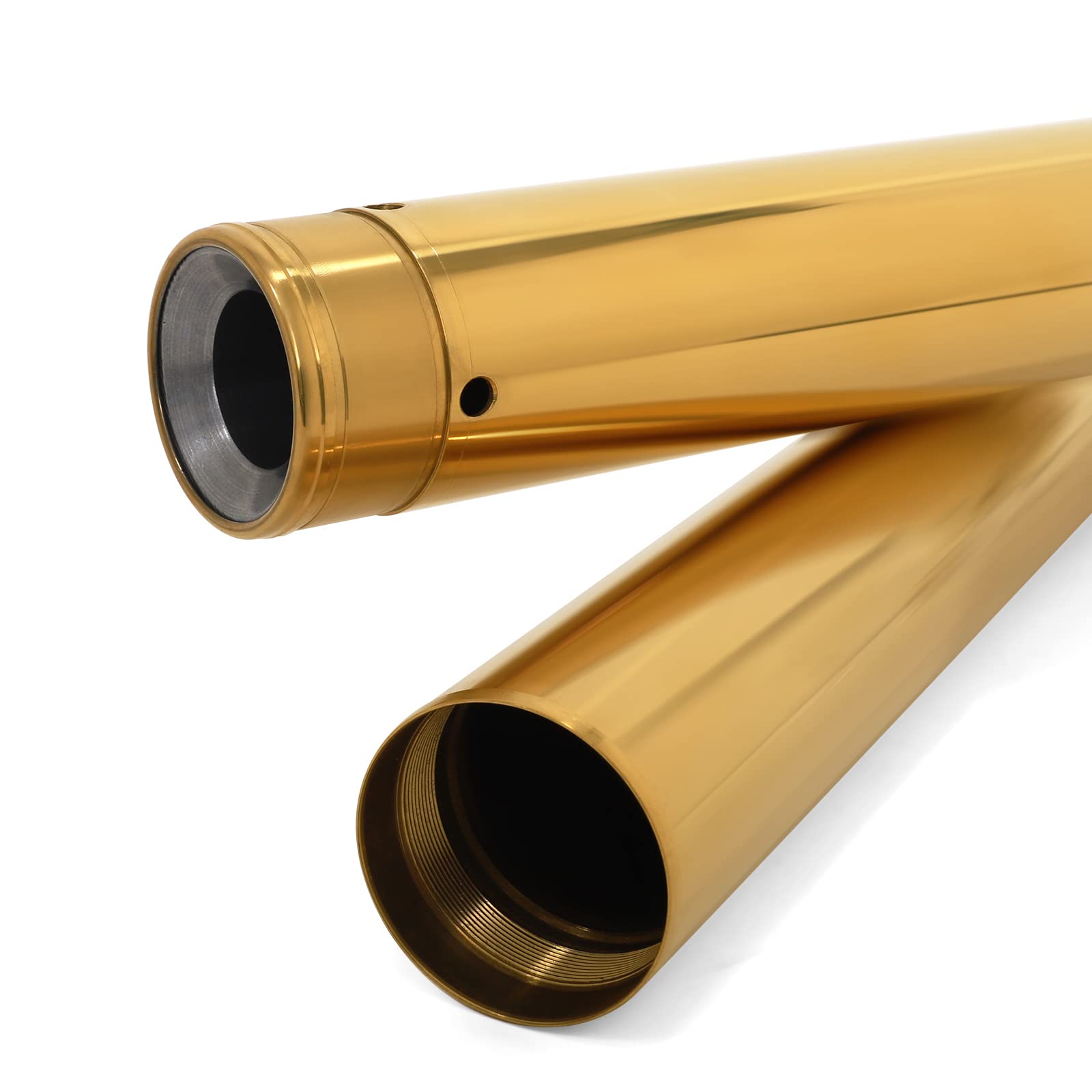 ふーか Fork Tube, 49mm Sapphire Blue PVD, 23 3/4″ Length (718006